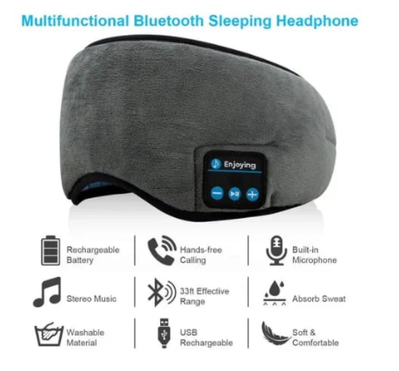Comprar Antifaz Para Descanso Con Bluetooh en Electroshopy